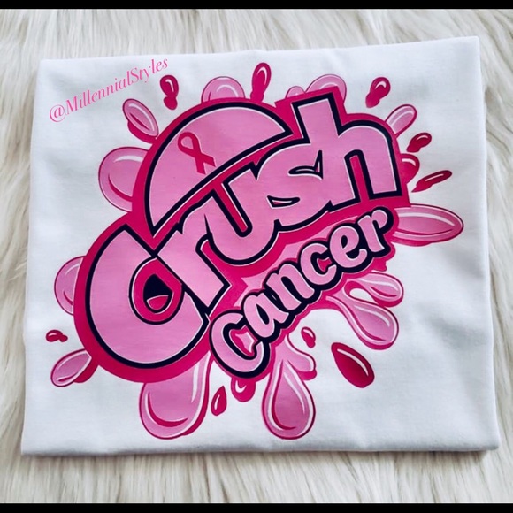 Unisex Crush Cancer T-shirt - Picture 1 of 1